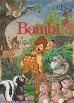 Jumbo Disney, Pixar, Marvel|Tekening<Bambi - puzzel van 1000 stukjes