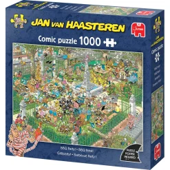 Jumbo Tekening|1000-1499<BBQ Feest! - Jan van Haasteren - puzzel van 1000 stukjes