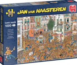 Jumbo 1000-1499<De inhuldiging - Jan van Haasteren - puzzel van 1000 stukjes