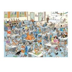 Jumbo 1000-1499<De Kattenshow - Jan van Haasteren - puzzel van 2000 stukjes