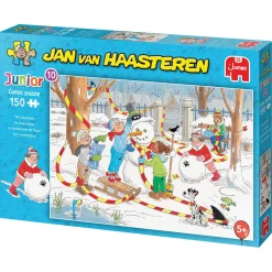 Kinderen Jumbo Tekening|Legpuzzels<De Sneeuwpop - Jan van Haasteren - 150 stukjes