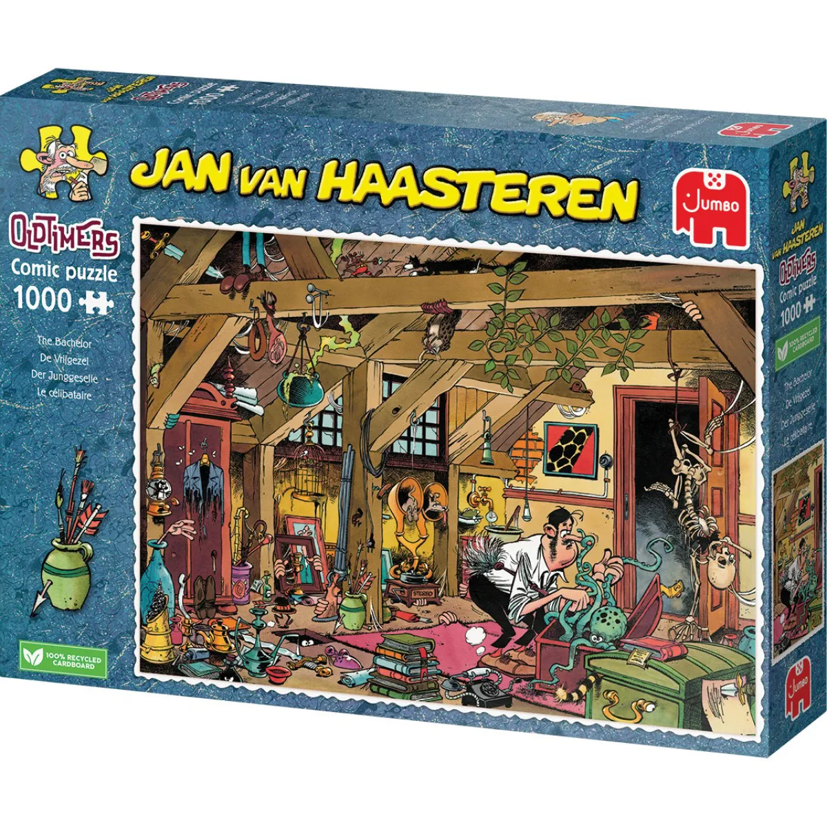 Jumbo 1000-1499<De Vrijgezel - Jan van Haasteren - puzzel van 1000 stukjes