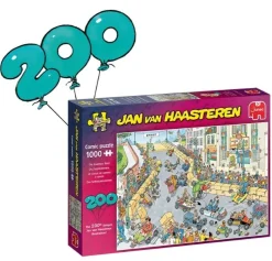 Jumbo 1000-1499<De Zeepkistenrace - Jan van Haasteren - puzzel van 1000 stukjes