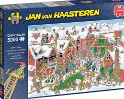 Jumbo 2000 En Meer<Het dorp van de Kerstman - Jan van Haasteren - puzzel van 5000 stukjes