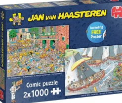 Jumbo Tekening|1000-1499<Hollandse Tradities - JvH - 2 puzzels van 1000 stukjes
