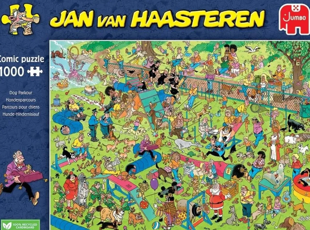 Jumbo 1000-1499<Hondenparcours - Jan van Haasteren - 1000 stukjes