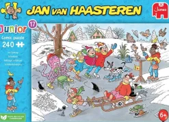 Kinderen Jumbo Tekening|Legpuzzels<IJsschaatsen - Jan van Haasteren - 240 stukjes
