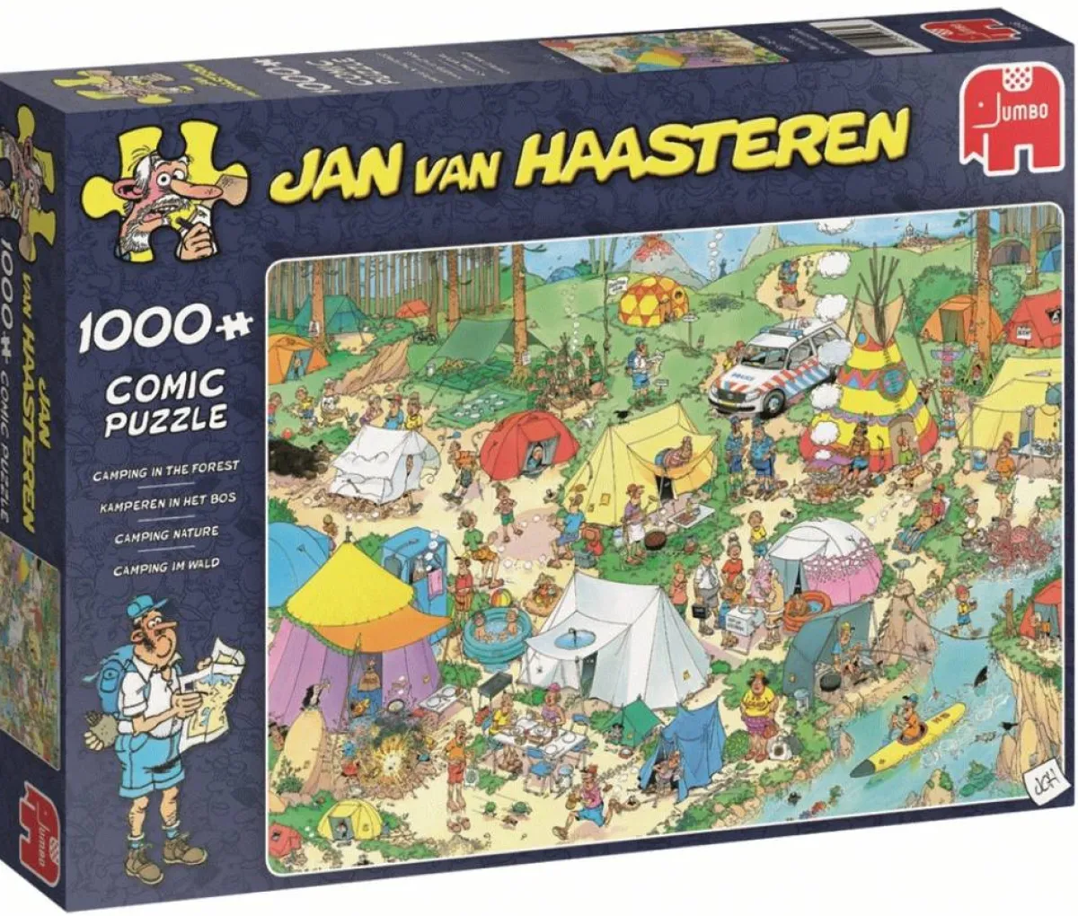 Jumbo Tekening|1000-1499<Kamperen in het bos - JvH - 1000 stukjes