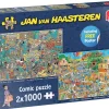Jumbo Tekening|1000-1499<Muziekwinkel / Vakantiekriebels - JvH - 2 puzzels van 1000 stukjes