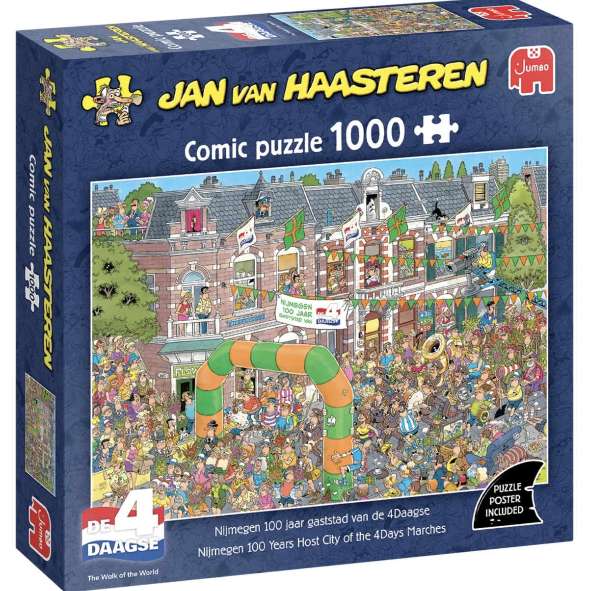 Jumbo 1000-1499<Nijmegen 100 jaar 4daagse - JvH - puzzel van 1000 stukjes