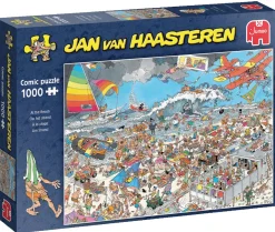 Jumbo 1000-1499<Op het strand - Jan van Haasteren - puzzel van 1000 stukjes