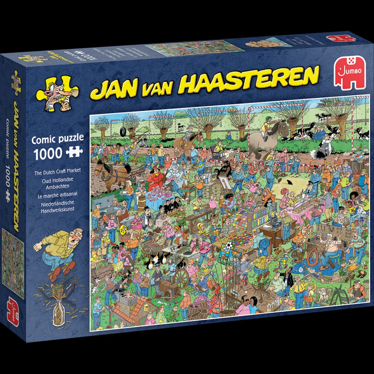 Jumbo Tekening|1000-1499<Oud Hollandse ambachten - Jan van Haasteren - 20046 - 1000 stukjes