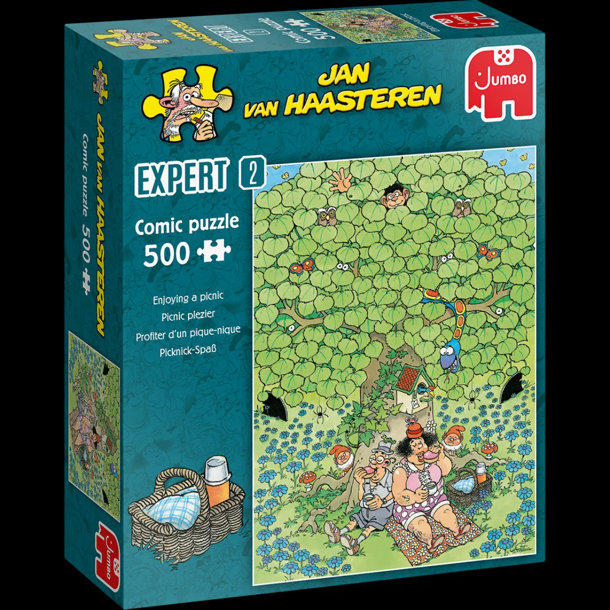 Jumbo 500-999<Picnic plezier - Expert 2 - Jan van Haasteren - puzzel van 500 stukjes