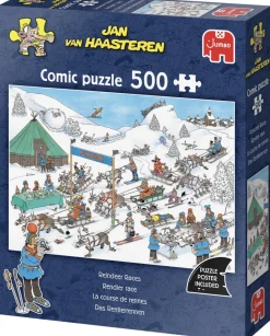 Kinderen Jumbo Tekening|Legpuzzels<Rendier Race - Jan van Haasteren - puzzel van 500 stukjes