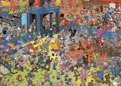 Jumbo 1000-1499<Roller Disco - Jan van Haasteren - puzzel van 1000 stukjes