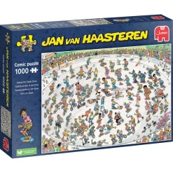 Jumbo 1000-1499<Skateboarden in de bowl - Jan van Haasteren - 1000 stukjes