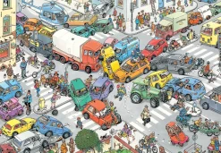 Jumbo Tekening|2000 En Meer<Verkeerschaos - JvH - 3000 stukjes