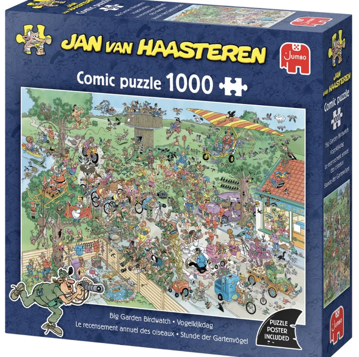 Jumbo 1000-1499<Vogelkijkdag - Jan van Haasteren - puzzel van 1000 stukjes