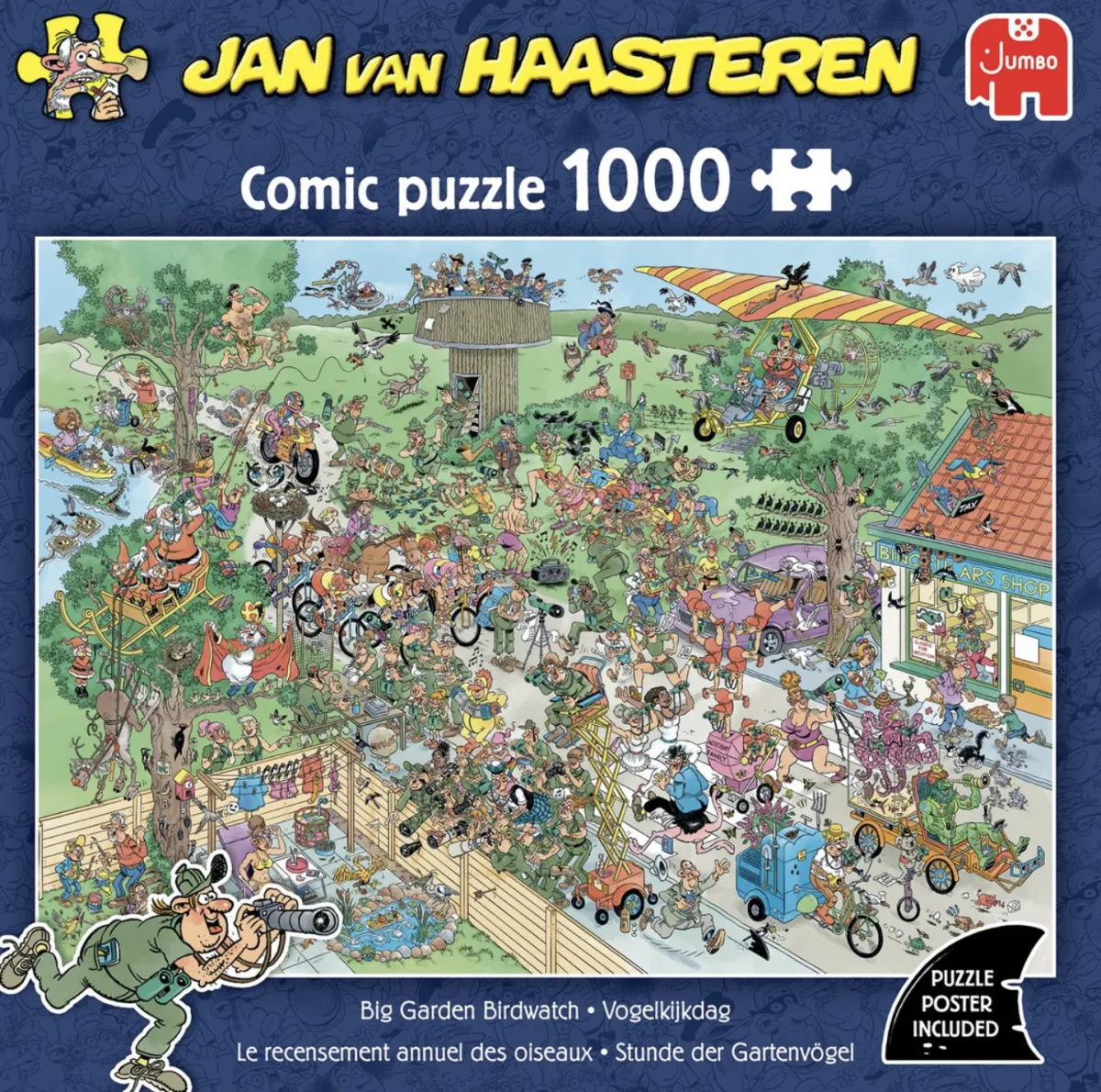 Jumbo 1000-1499<Vogelkijkdag - Jan van Haasteren - puzzel van 1000 stukjes