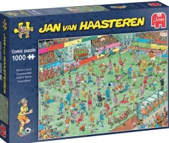 Jumbo 1000-1499<Vrouwenvoetbal - Jan van Haasteren - puzzel van 1000 stukjes