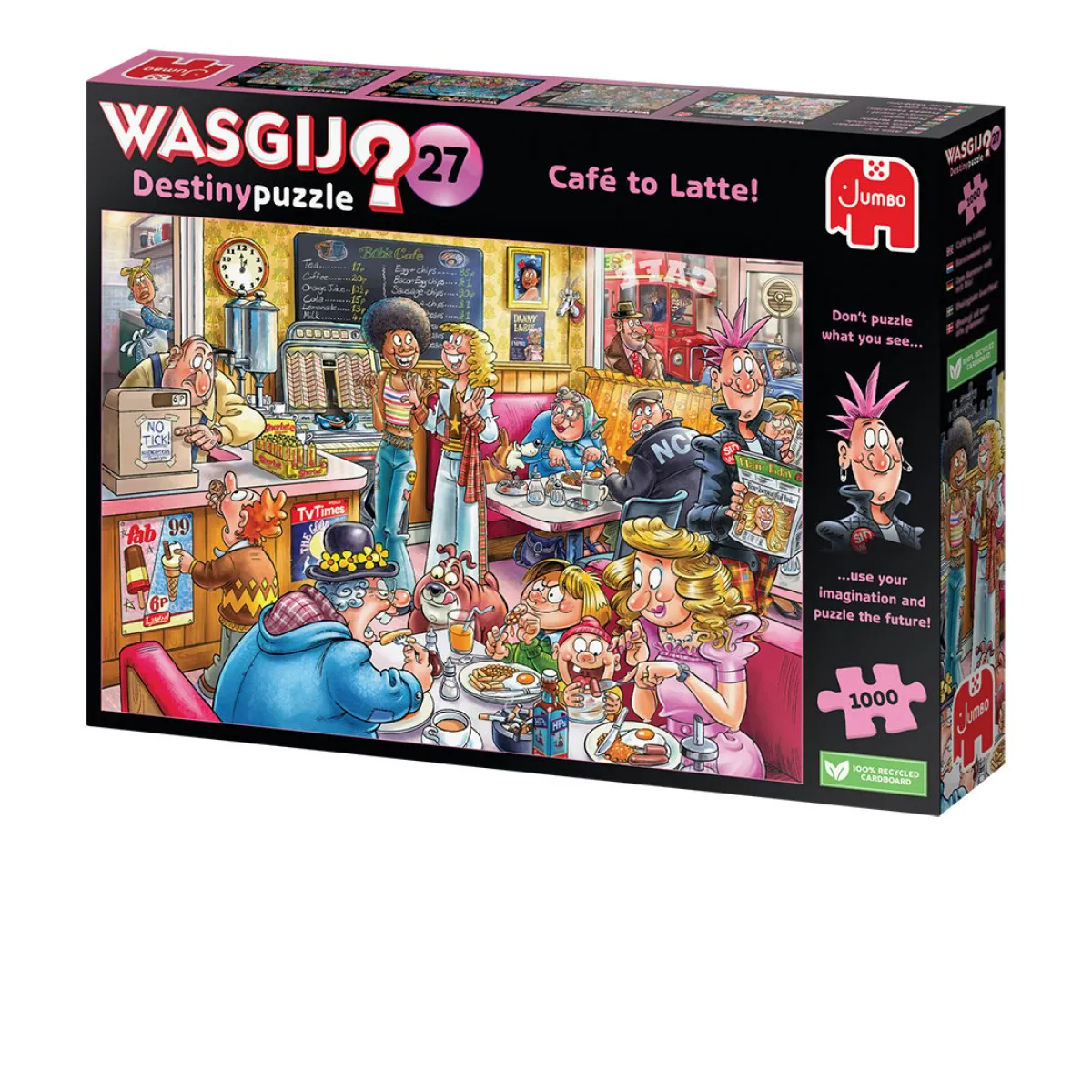 Jumbo 1000-1499<Wasgij Destiny 27 - Café to Latte! - 1000 stukjes