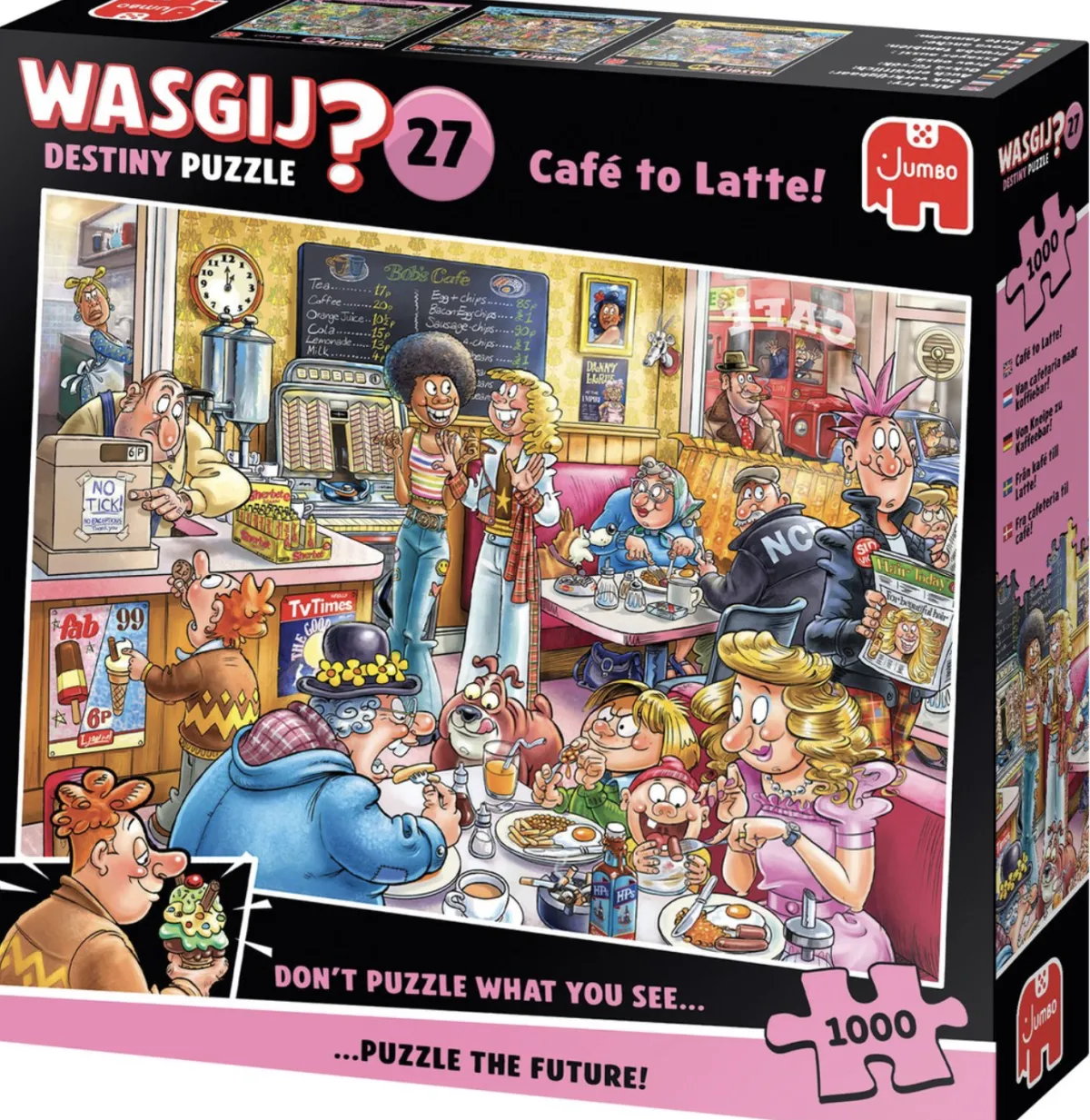 Jumbo 1000-1499<Wasgij Destiny 27 - Café to Latte! - 1000 stukjes