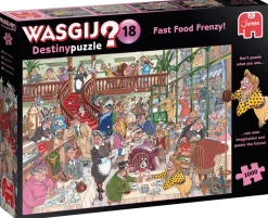 Jumbo 1000-1499<Wasgij Destiny 18 - Fast Food Waanzin! - 1000 stukjes