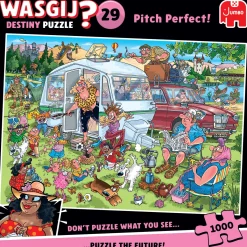 Jumbo Tekening|1000-1499<Wasgij Destiny 29 - Pitch-Perfect! - Camping - 1000 stukjes