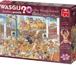 Jumbo Tekening|1000-1499<Wasgij Destiny Retro 4 - The Wasgij Games! - 1000 stukjes