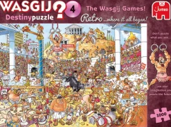 Jumbo Tekening|1000-1499<Wasgij Destiny Retro 4 - The Wasgij Games! - 1000 stukjes