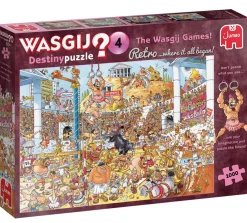 Jumbo Tekening|1000-1499<Wasgij Destiny Retro 4 - The Wasgij Games! - 1000 stukjes