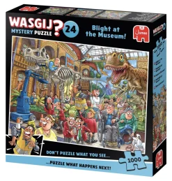 Jumbo 1000-1499<Wasgij Mystery 24 - Blight at the museum - 1000 stukjes