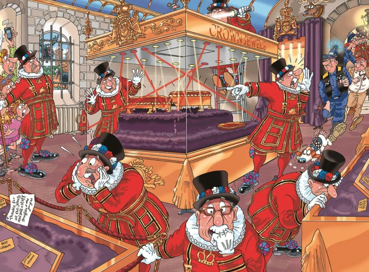 Jumbo 1000-1499<Wasgij Mystery 12 - De onverwachte verdachten! - 1000 stukjes