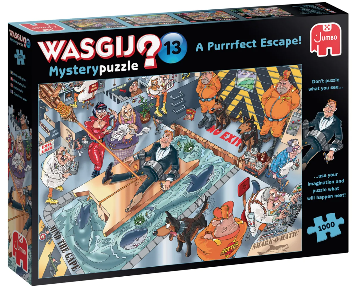Jumbo 1000-1499<Wasgij Mystery 13 - Geen ontkomen aan! - 1000 stukjes