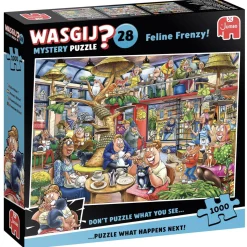 Jumbo 1000-1499<Wasgij Mystery 28 - Kat & Muis Spel! - 1000 stukjes