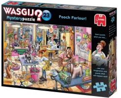 Jumbo 1000-1499<Wasgij Mystery 23 - Pooch Parlour - 1000 stukjes