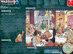Jumbo Tekening|1000-1499<Wasgij Mystery 4 Retro - Live entertainment - 1000 stukjes