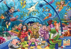 Jumbo 1000-1499<Wasgij Original 43 - Aquarium Antics! - 1000 stukjes