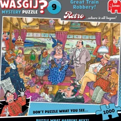 Jumbo 1000-1499<Wasgij Retro Mystery 9 - De Grote Treinroof! - 1000 stukjes