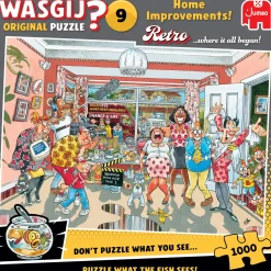 Jumbo 1000-1499<Wasgij Retro Original 9 - Klein Verbouwinkje! - 1000 stukjes