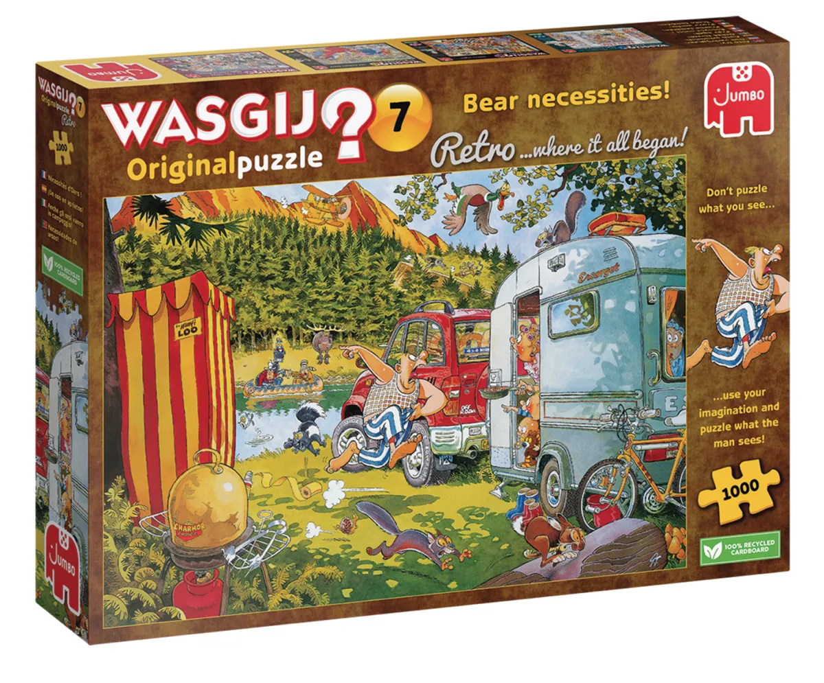 Jumbo 1000-1499<Wasgij Retro Original 7 - Bear Necessities - 1000 stukjes
