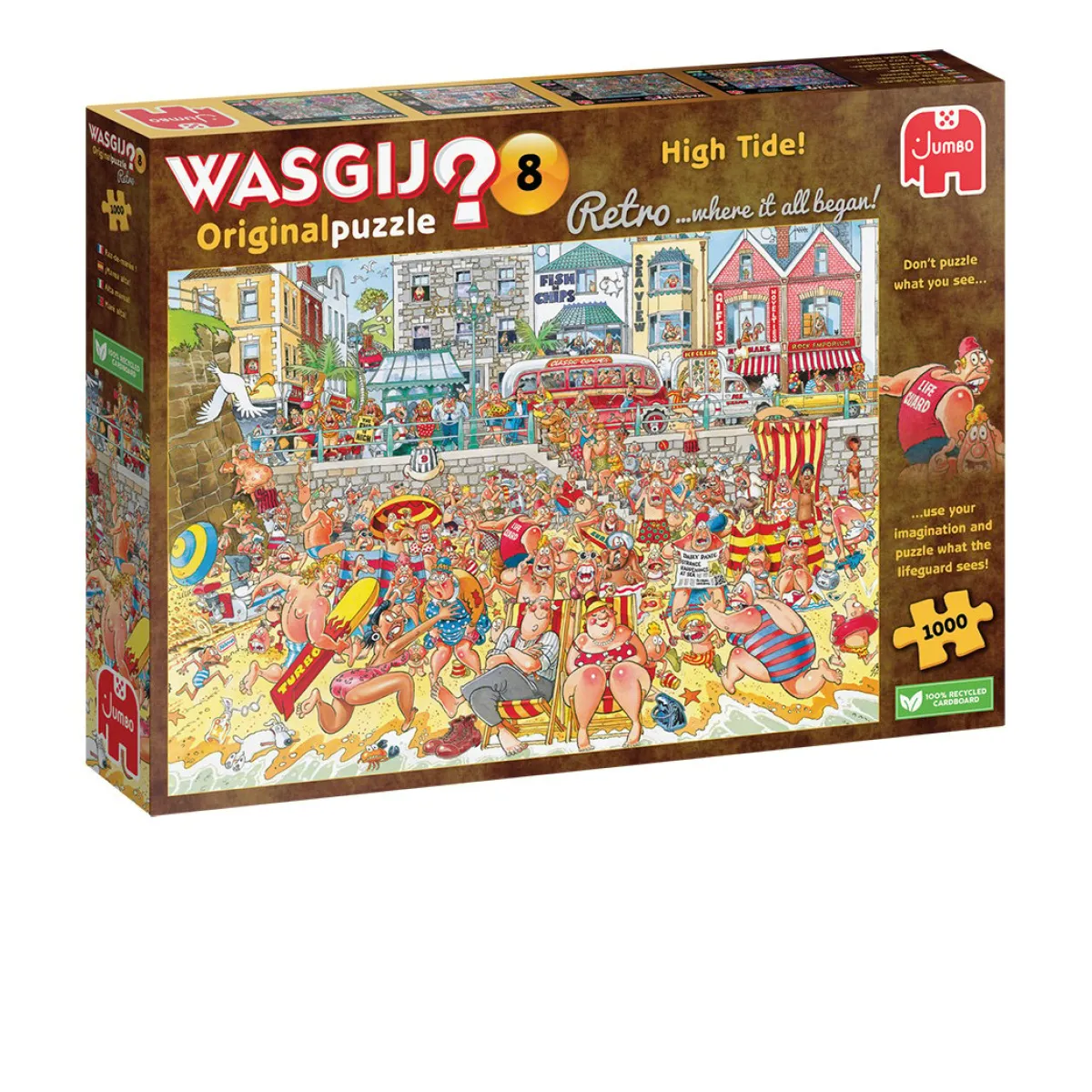 Jumbo 1000-1499<Wasgij Retro Original 8 - Vloed! - 1000 stukjes