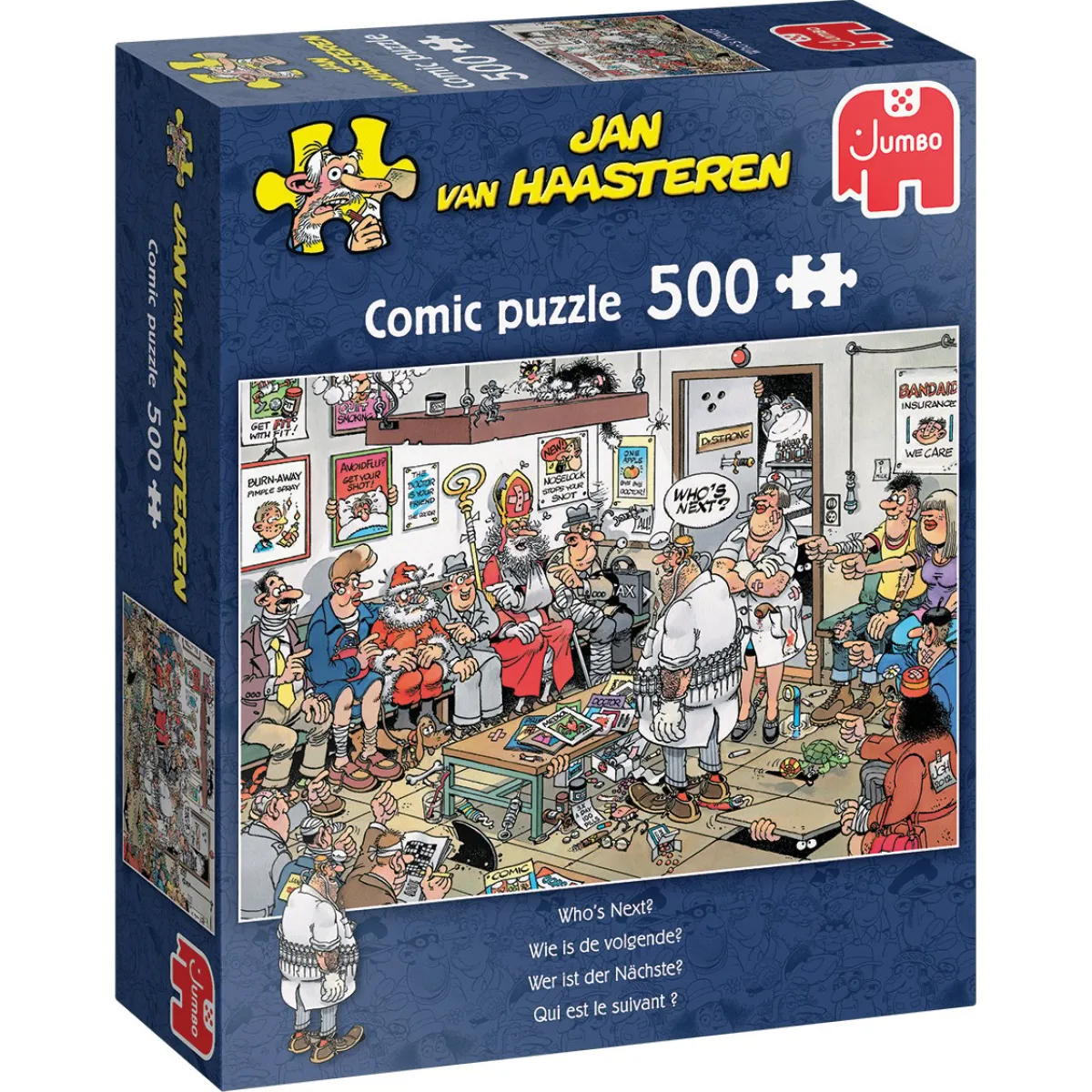Kinderen Jumbo Tekening|Legpuzzels<Wie is de volgende ? - Jan van Haasteren - puzzel van 500 stukjes