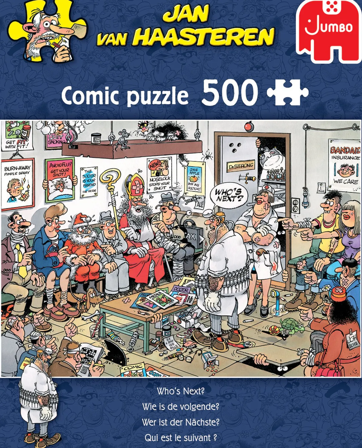 Kinderen Jumbo Tekening|Legpuzzels<Wie is de volgende ? - Jan van Haasteren - puzzel van 500 stukjes