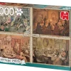 Jumbo Tekening|1000-1499<Woonkamer entertainment - Anton Pieck - 1000 stukjes