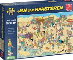 Jumbo 1000-1499<Zandsculpturen - Jan van Haasteren - puzzel van 1000 stukjes