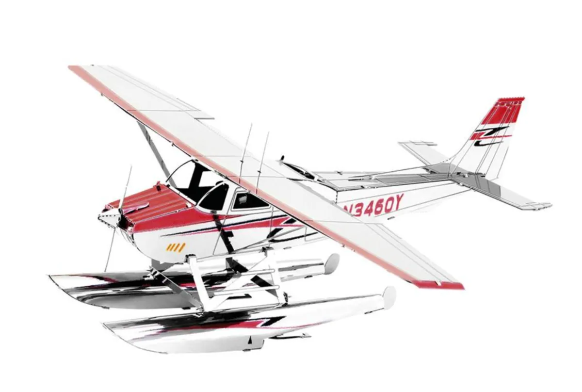 Metal Earth 3d Puzzels<Cessna 182 Floatplane - 3D puzzel