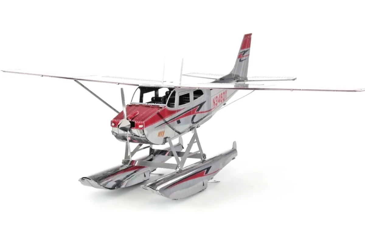 Metal Earth 3d Puzzels<Cessna 182 Floatplane - 3D puzzel