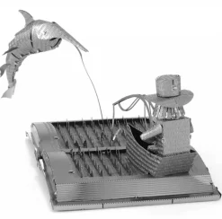 Metal Earth 3d Puzzels<De oude man en de zee Boeksculptuur - 3D puzzel