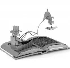 Metal Earth 3d Puzzels<De oude man en de zee Boeksculptuur - 3D puzzel